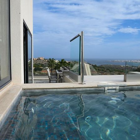 Lux Sea&Country Views With Pool Apartment Mellieha Bagian luar foto